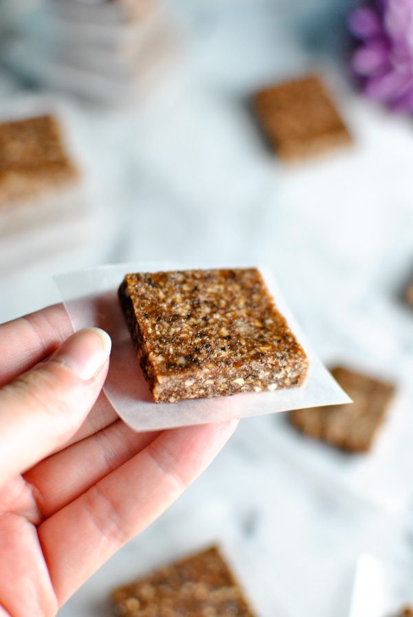 whole30 espresso nut bites! omg these are so good. the coffee brings out the flavor of cocoa and i just can't deal. they're ALWAYS in my freezer. | thepikeplacekitchen.com